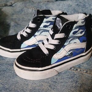 VANS Off The Wall High Tips Size 4.5 Toddlers